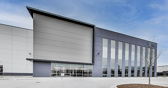 Exterior of a STACK Infrastructure data center building.