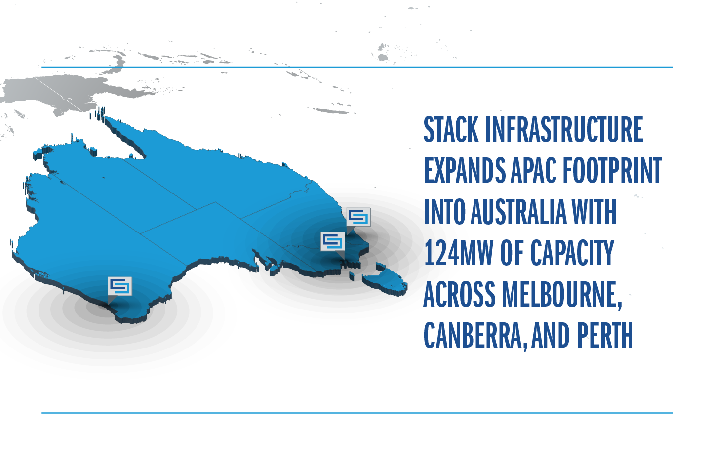 STACK Infrastructure Expands APAC Footprint into Australia with 124MW of Capacity across Melbourne, Canberra, and Perth