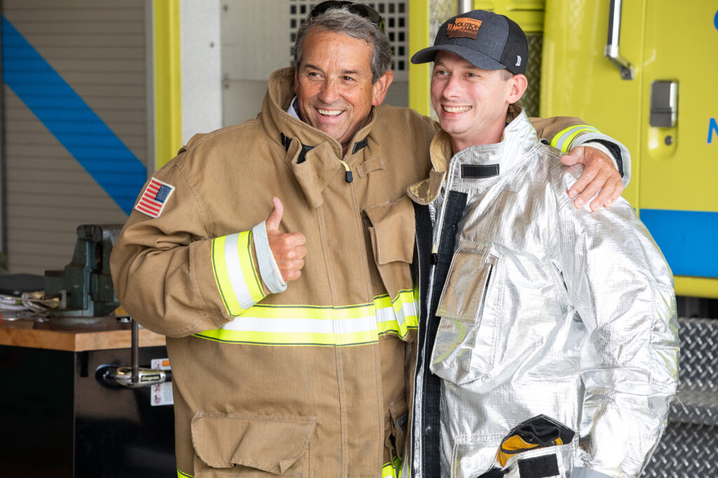 STACK SVP, Client Executive and Pacific Northwest CWOA president during tour of U.S. Coast Guard base in Astoria, OR.