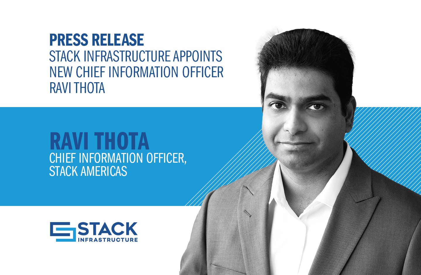 STACK Infrastructure Appoints New Chief Information Officer Ravi Thota