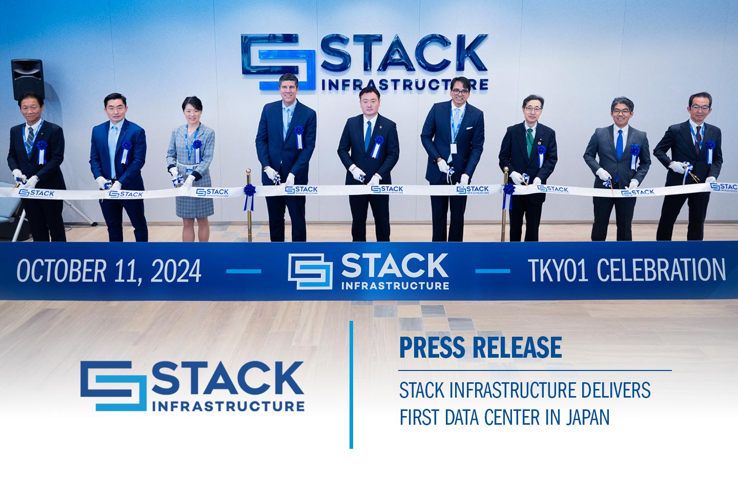 STACK Infrastructure Delivers First Data Center in Japan