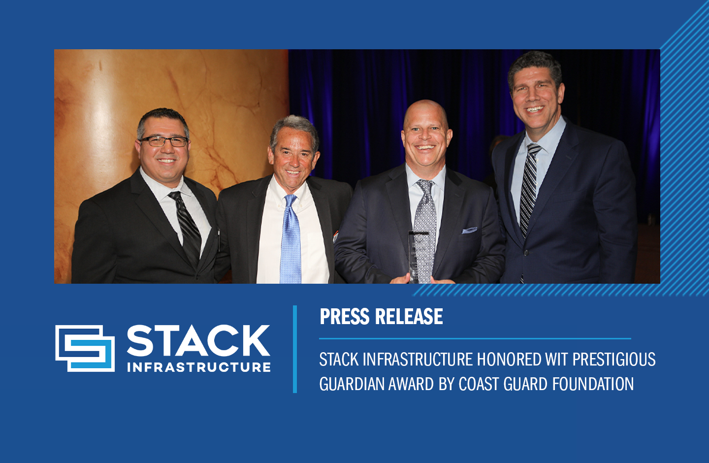 STACK Infrastructure Receives Guardian Award by Coast Guard Foundation