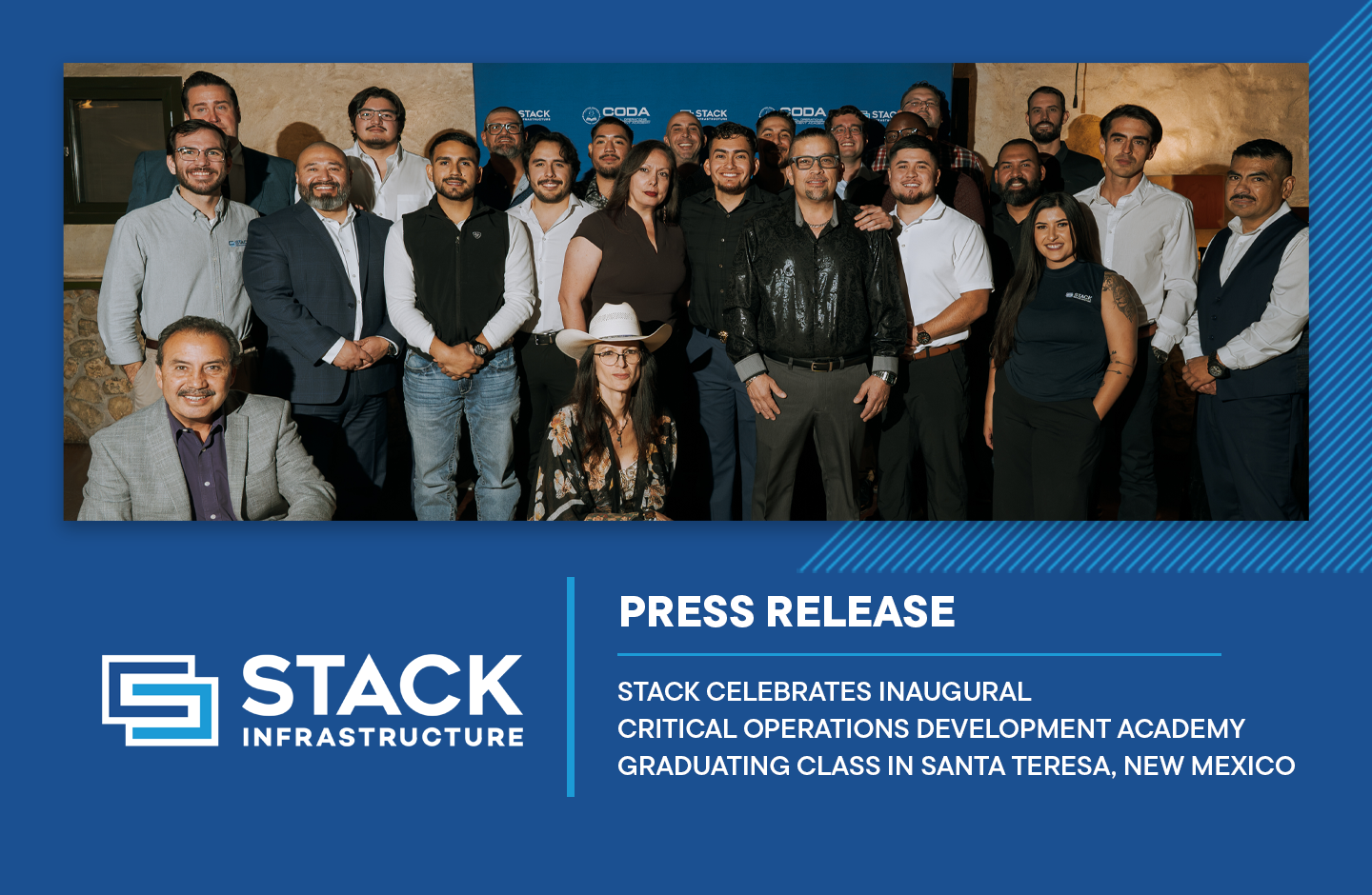 STACK Celebrates Inaugural Critical Operations Development Academy Graduating Class in Santa Teresa, New Mexico